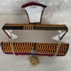 Genuine kente cloth clutch purse