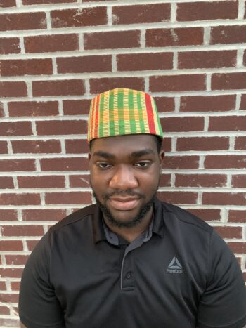 Yellow Genuine kente Hausa Hat
